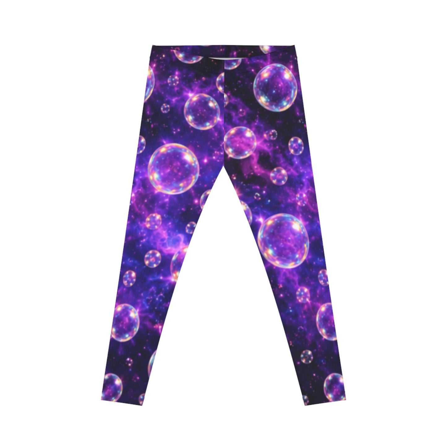 Cosmic Bubbles Women's Casual Leggings