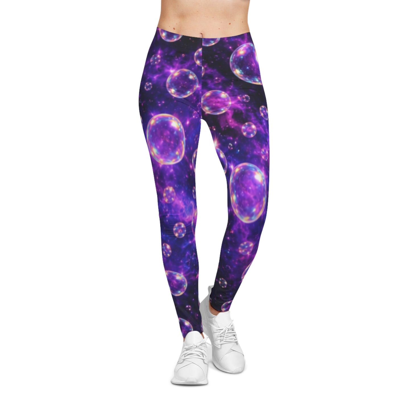 Cosmic Bubbles Women's Casual Leggings